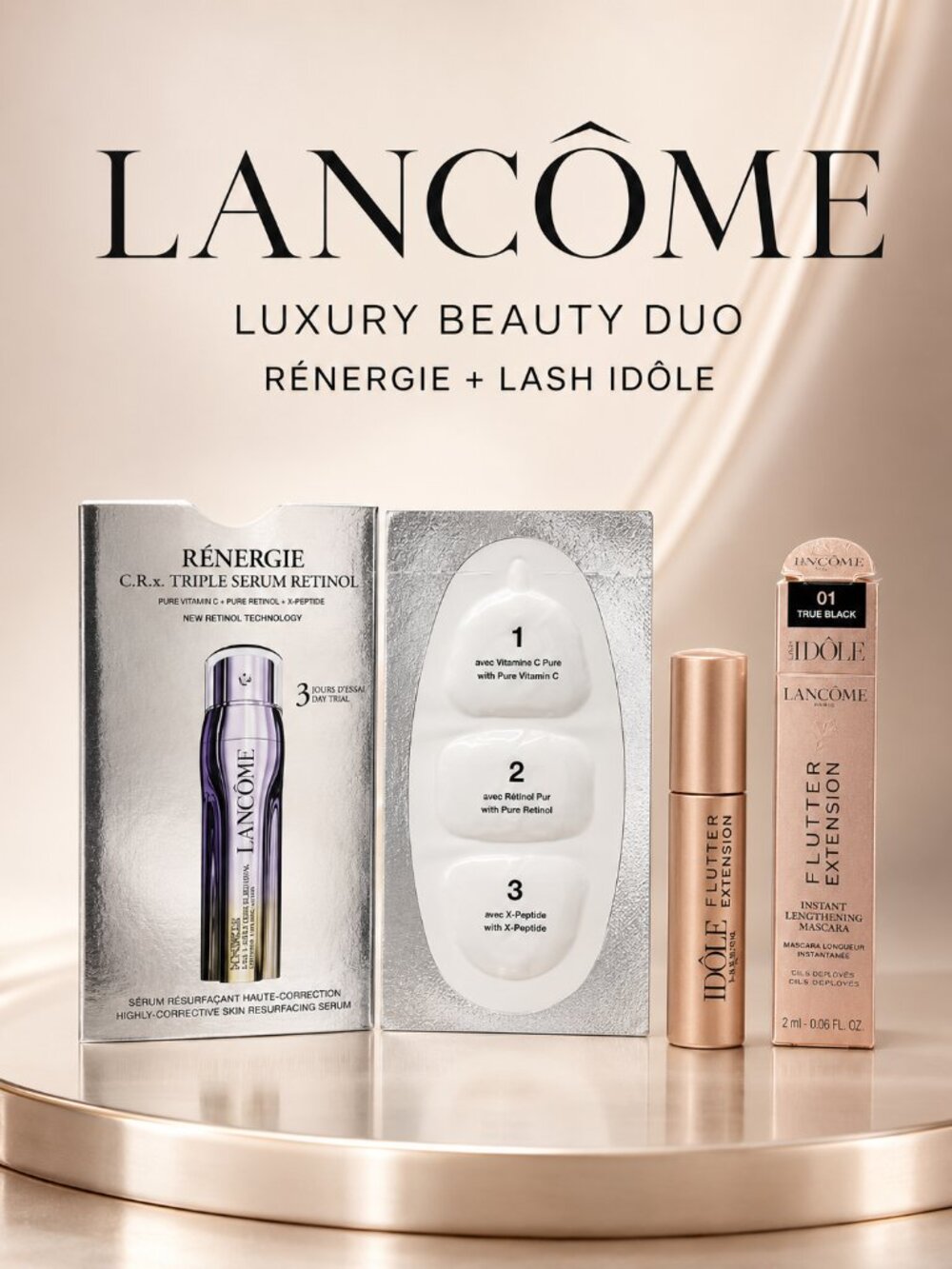Lancôme Rénergie Retinol & Idôle Mascara Duo